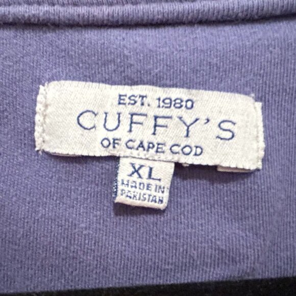CUFFY'S OF CAPE COD women's 1/4-zip coral sweatshirt (XL) - Picture 6 of 7